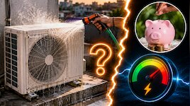 AC के आउटडोर यूनिट पर पानी डालने से क्या सच में बचता है पैसा? जानिए पीछे का सच