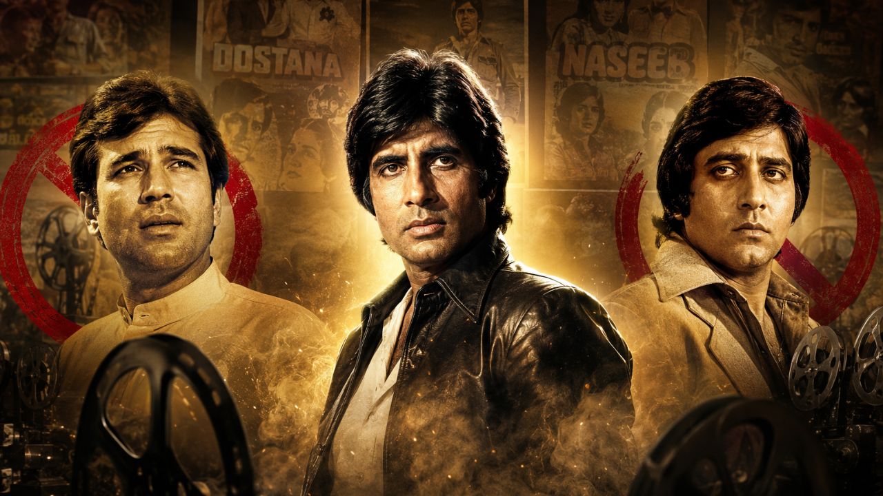 एक ‘ना’ ने बदल दी किस्मत! राजेश-विनोद खन्ना की छोड़ी फिल्मों से चमके अमिताभ बच्चन, बदल गया स्टारडम का खेल