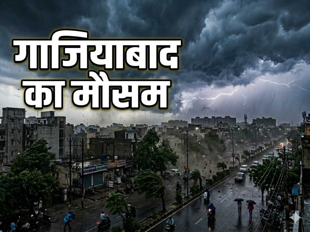 गाजियाबाद-मेरठ समेत पश्चिमी यूपी में तूफानी आंधी और बारिश का अलर्ट, जानें कब तक जारी रहेगा मौसम का घमासान