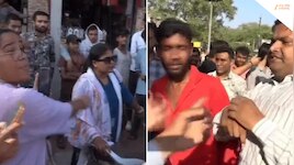 रंगे हाथ पकड़ाए जीजा जी! पति को महिला मित्र के साथ देख पत्नी-साली ने बीच बाजार पीटा
