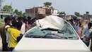 जहानाबाद में टायर ब्लास्ट होने से पलटी बोलेरो, देवघर से लौट रहे एक युवक की मौत, 5 घायल