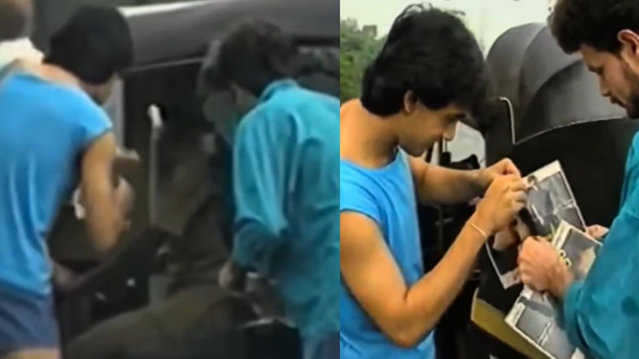 61 साल का वो एक्टर... जो खुद ही ऑटो-रिक्शा पर चिपका रहा अपनी फिल्म का पोस्टर, 38 साल पुराना वीडियो वायरल