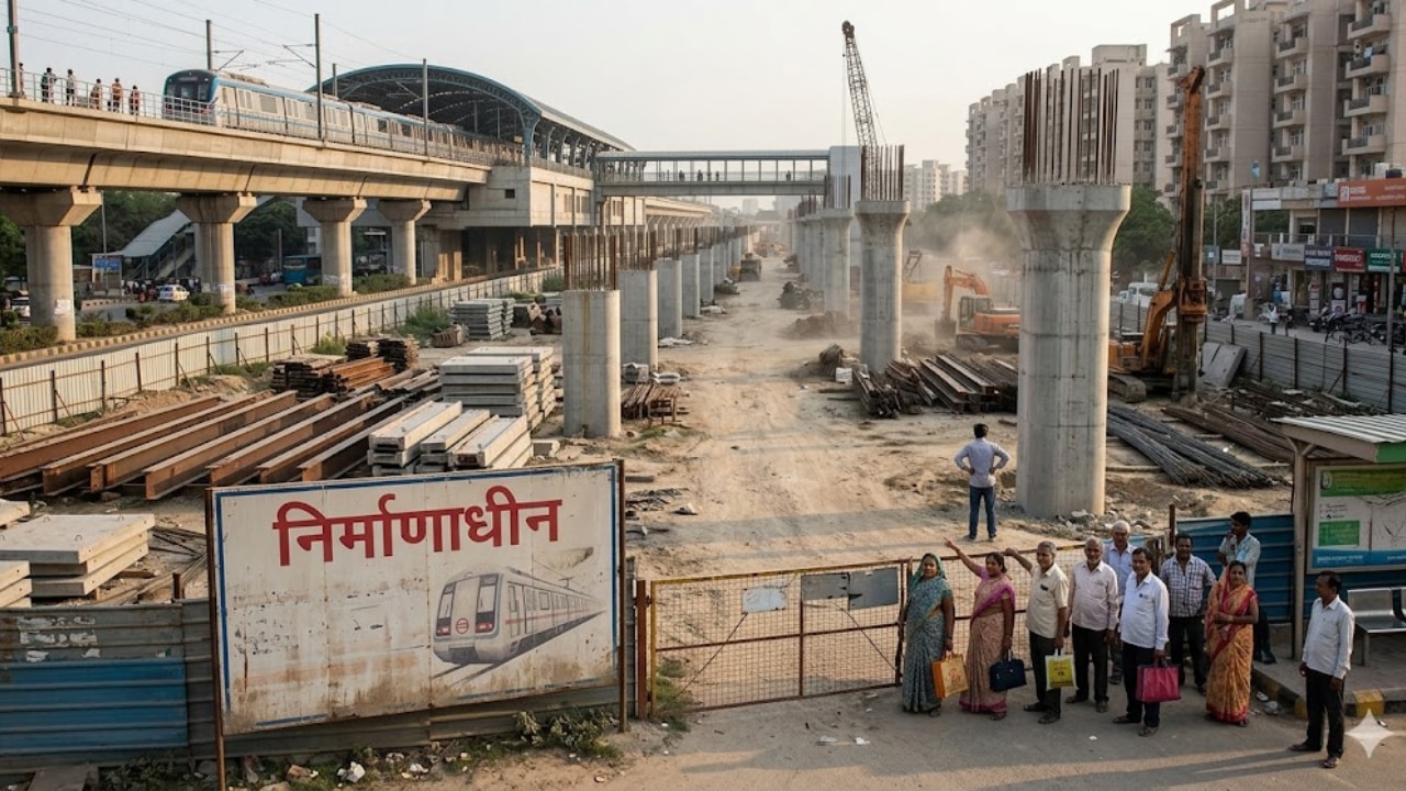 नोएडा-ग्रेटर नोएडा मेट्रो प्रोजेक्ट में देरी, एक्वा लाइन एक्सटेंशन के लिए बढ़ा इंतजार