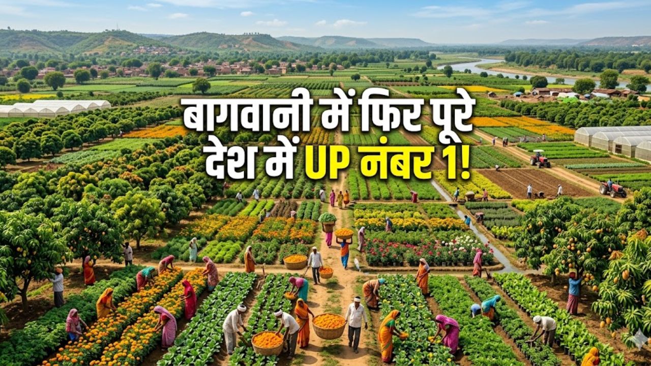 यूपी का जलवा बरकरार, बागवानी में फिर पूरे देश में नंबर 1,जानें किस-किस फसल में बजाया डंका?