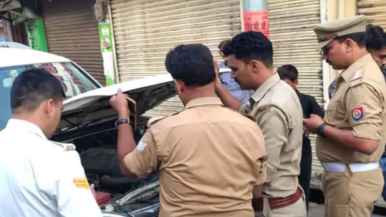 इटावा में फर्जी विधायक बनकर रौब झाड़ना पड़ा महंगा, पुलिस ने कार सीज कर लगाया भारी जुर्माना