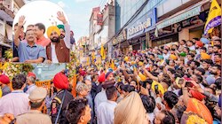 अकाली-कांग्रेस ने पंजाब को लूटा, AAP ने संभाला, मोहाली से गरजे केजरीवाल और भगवंत मान