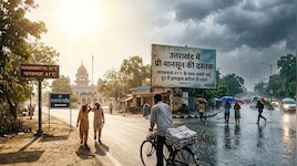 उत्तराखंड में प्री-मानसून की दस्तक, नानकमत्ता 41°C के साथ सबसे गर्म 