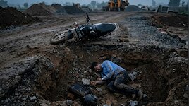 दनकौर-मंझावली पुल पर दर्दनाक हादसा, अंधेरे में गड्ढे में गिरी बाइक, युवक की मौत