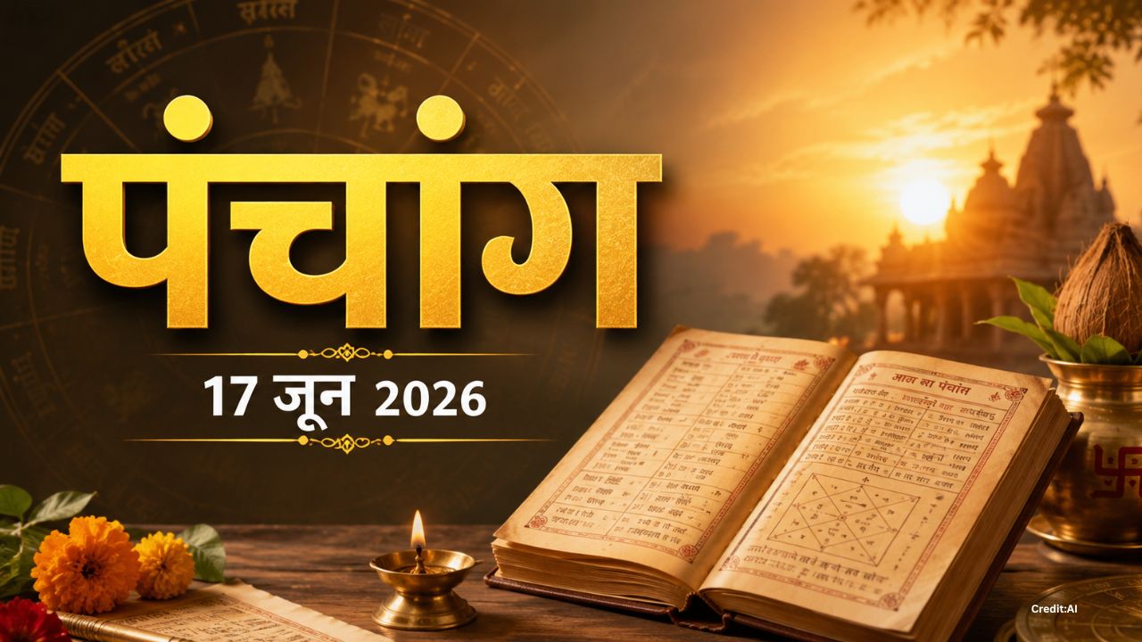 Panchang 17 June 2026: महाराणा प्रताप जयंती आज, देखें आज की तिथि, योग, नक्षत्र, राहुकाल समेत पूरा पंचांग