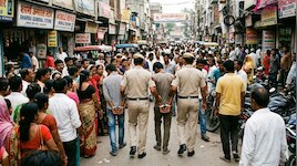 कर्दमपुरी हिंसक झड़प, युवती से बातचीत के विवाद में दो युवकों पर चाकू से हमला