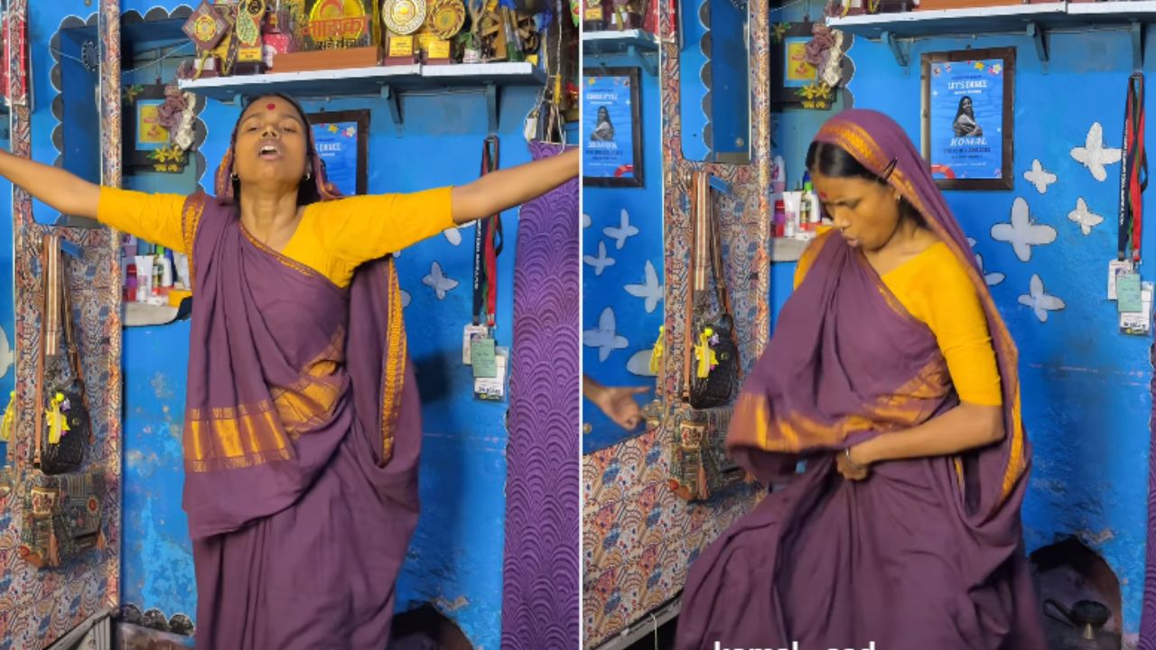VIDEO: साड़ी पहनकर लड़की ने किया ऐसा मूनवॉक, माइकल जैक्सन भी स्वर्ग से देखकर बोल देंगे- वाह दीदी वाह