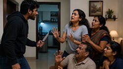 प्रेमी ने ऑनलाइन मंगवाया चाकू, पूर्व प्रेमिका के घर में जाकर कर डाला कांड; पांच घायल