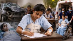 9 पसलियां टूटीं, फेफड़े घायल और फिर भी नहीं टूटा हौसला! एंबुलेंस के सहारे एग्जाम...
