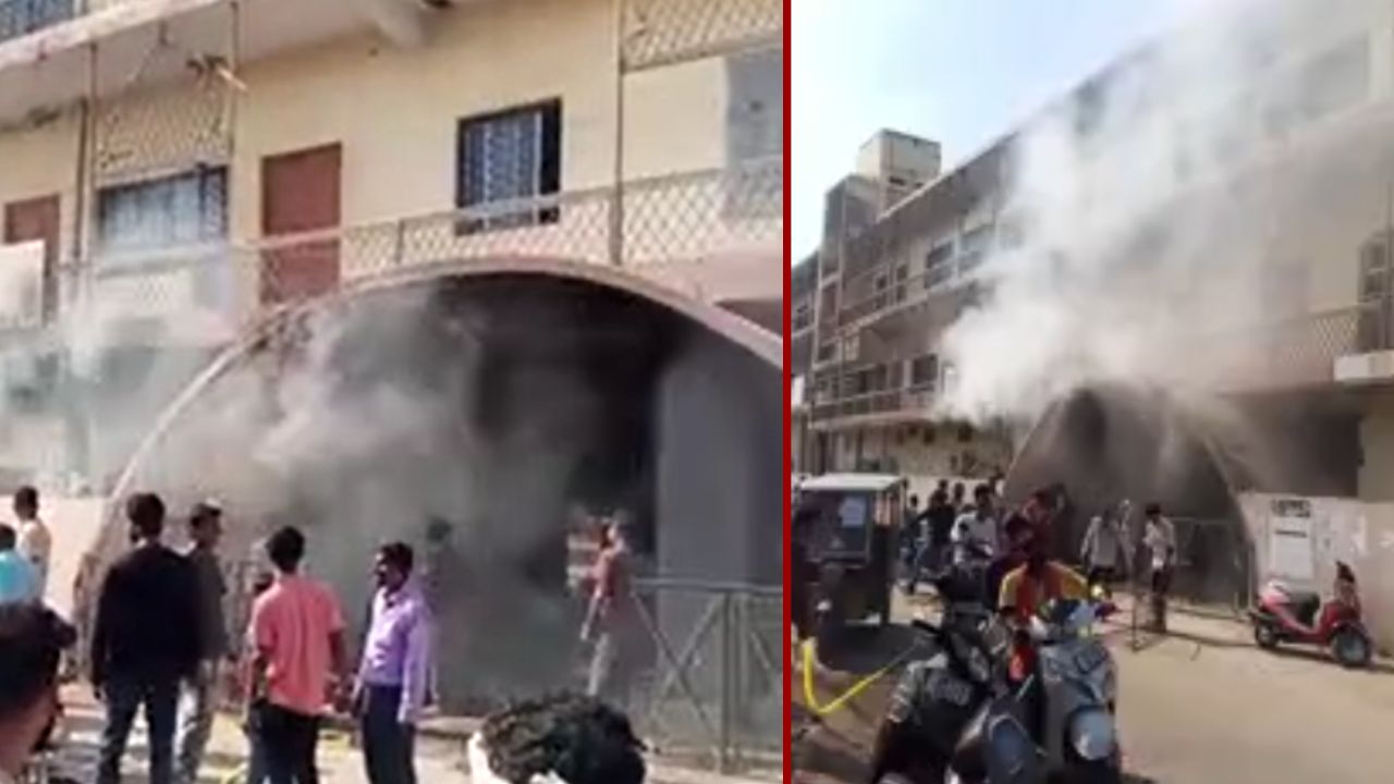 कोचिंग सेंटर के बाद लखनऊ के एक स्कूल में लगी आग, दमकल की गाड़ियां मौके पर