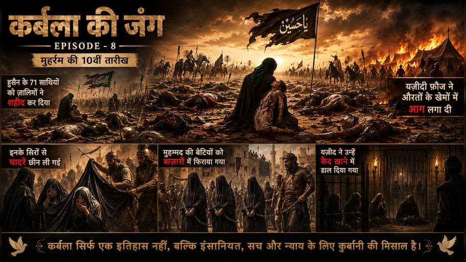 Battle of Karbala: हुसैन 71 साथियों संग शहीद; जानिए खेमे की महिलाओं के साथ क्या हुआ?   