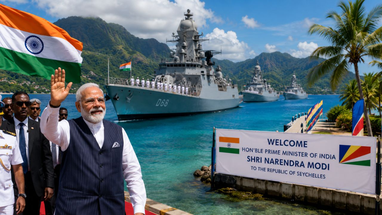 pm narendra modi seychelles visit chief guest 50th national day meet worlds oldest tortoise jonathan sagar vision | छोटा सा द्वीपीय देश, लेकिन दुनिया की बड़ी ताकतों की नजर, आखिर सेशेल्स इतना
