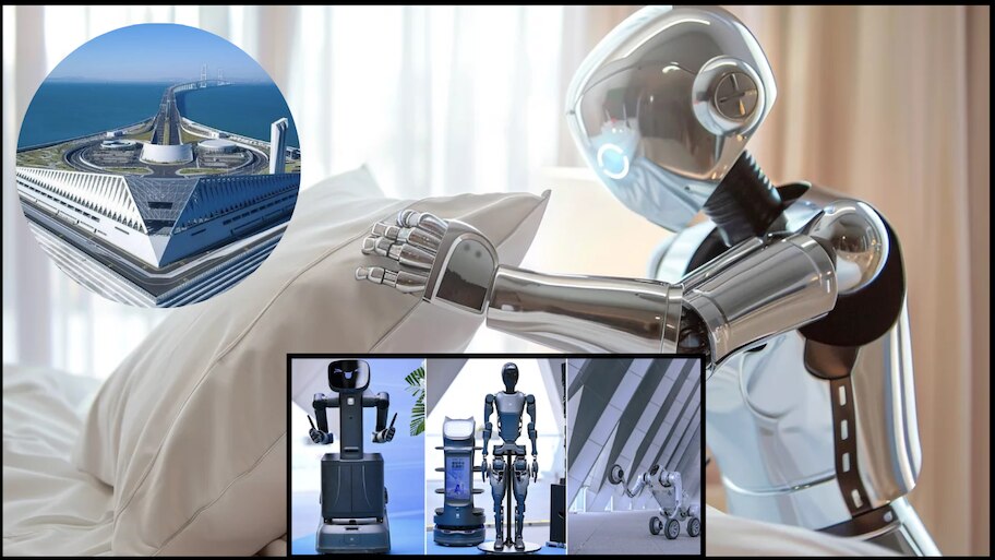 china make robot hotel worlds first 100 percent robotic hotel ai ...
