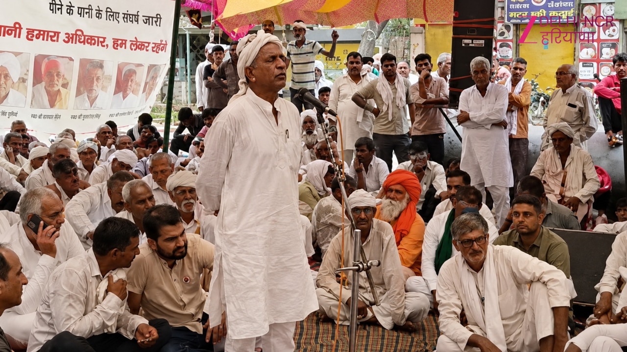 Hansi Water Crisis: चानौत जल आंदोलन को मिला कई राज्यों का समर्थन, सरकार को दी आंदोलन तेज करने की चेतावनी