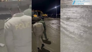 जिस्पा के पास अचानक आई बाढ़ से मनाली-लेह हाईवे जाम, पुलिस ने रोकी आवाजाही