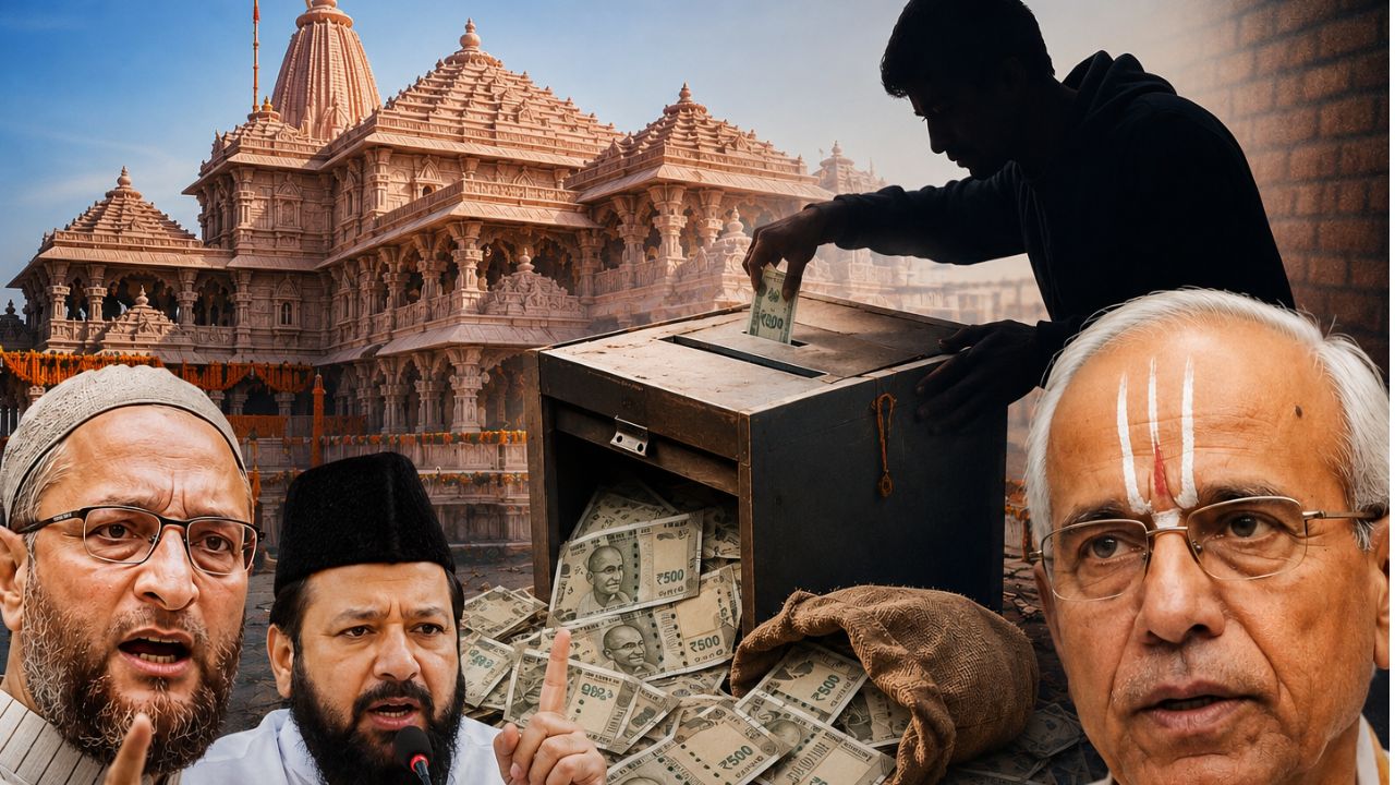 राम मंदिर दान चोरी पर सियासत तेज, आरोपियों पर एक्शन के बीच नैरेटिव चलाने वालों पर उठे सवाल