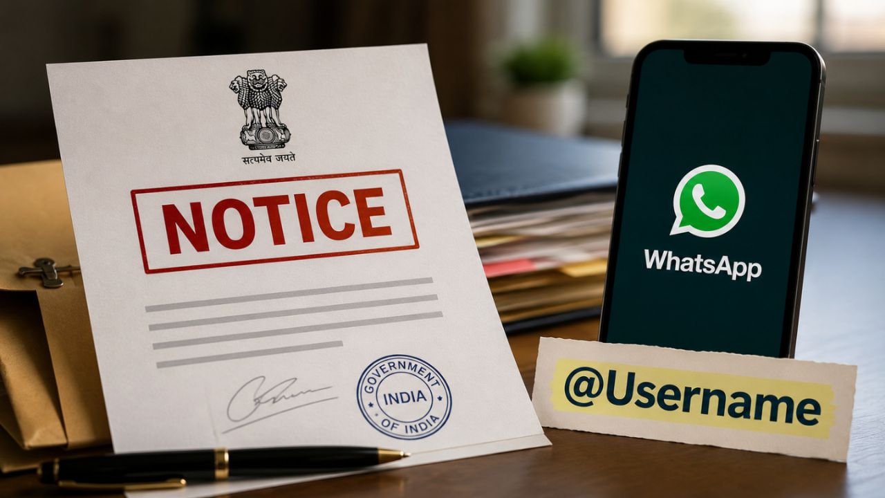 व्हाट्सएप पर यूजरनेम मामले में सरकार का एक्शन, Meta को जारी हुआ नोटिस; तीन दिन में देना होगा जवाब