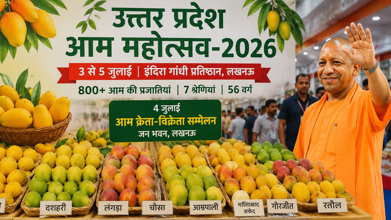 लखनऊ में सजेगा आमों का सबसे बड़ा मेला! 800 से ज्यादा किस्में, CM योगी करेंगे भव्य शुभारंभ