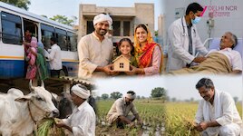 मुफ्त यात्रा, आयुष्मान और 100 गज प्लॉट... हरियाणा सरकार की योजनाओं से खुश दिखे लोग 