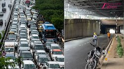 Delhi में 30 मिनट की बारिश का कहर, द्वारका एक्सप्रेसवे बंद; 15 फ्लाइट्स डायवर्ट 
