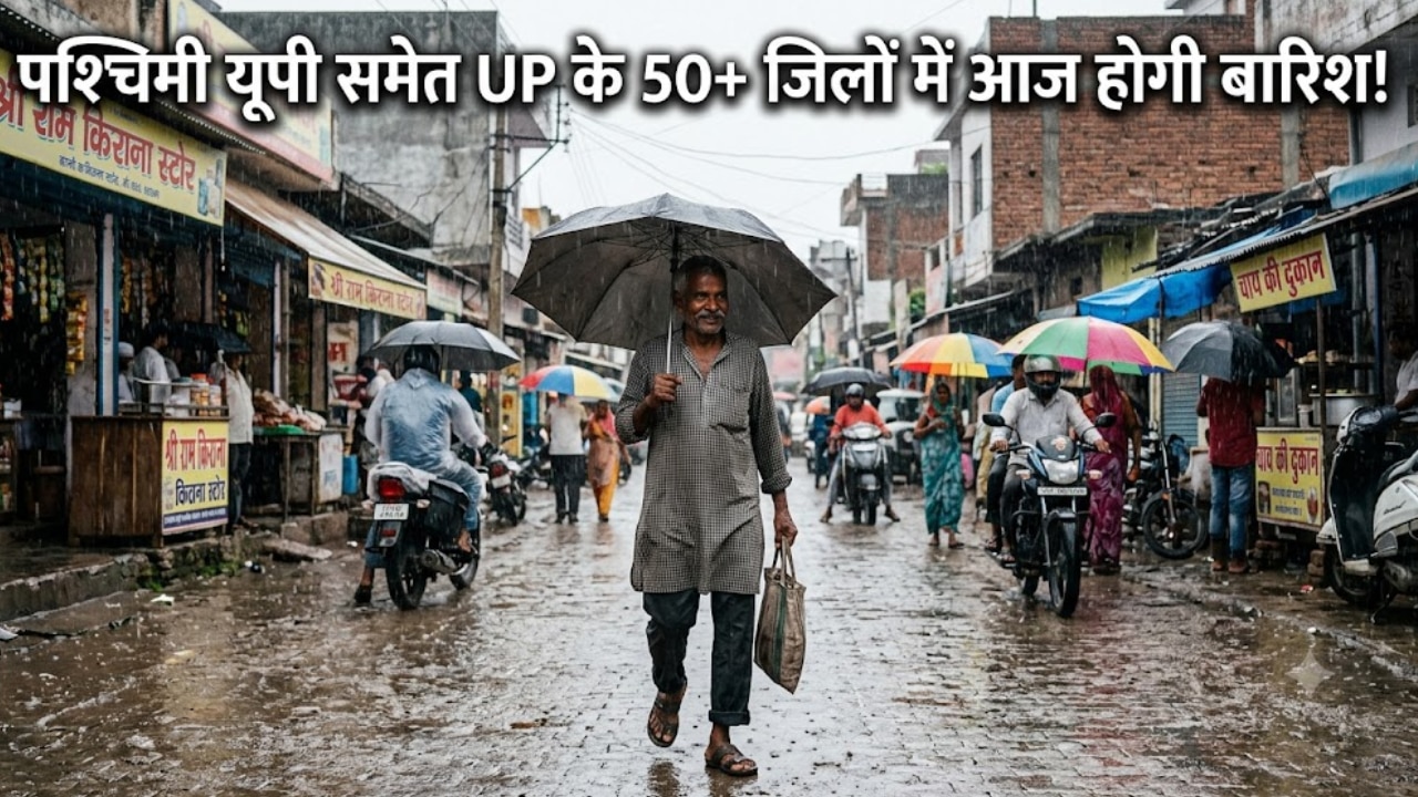 यूपी के 12 जिलों के लिए भारी वर्षा 