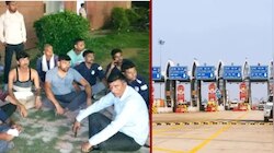 आगरा-लखनऊ एक्सप्रेसवे पर टोल कर्मियों का बवाल... फतेहाबाद टोल घंटों रहा फ्री
