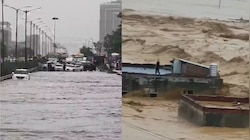 नदी बनीं सड़कें, ताश के पत्तों की तरह ढहे पहाड़, 17  राज्यों में आंधी-तूफान का अलर्ट