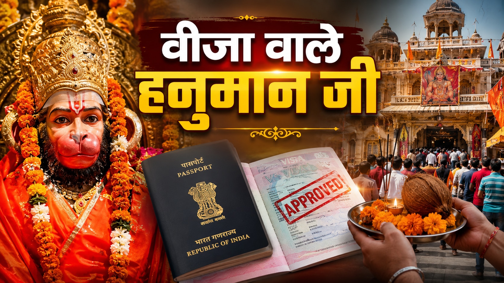 वीजा रिजेक्शन के बाद भी नहीं टूटी उम्मीद! इस मंदिर की मान्यता पर श्रद्धालुओं का अटूट विश्वास.. वीजा रिजेक्शन के बाद भी नहीं टूटी उम्मीद! इस मंदिर की मान्यता पर श्रद्धालुओं का अटूट विश्वास..