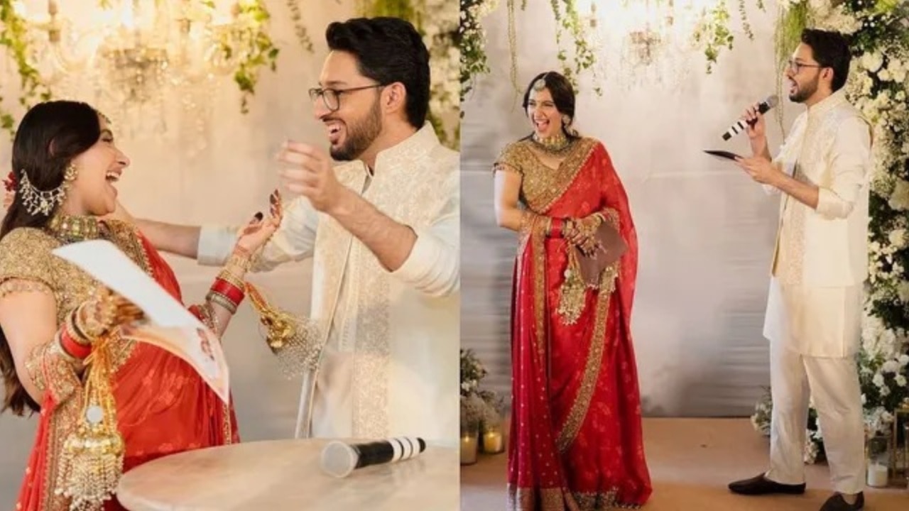 दुल्हन बनीं आलिया भट्ट की सहेली आकांक्षा रंजन, डायरेक्टर शरण शर्मा संग की शादी; वेडिंग तस्वीरों ने जीता फैंस का दिल
