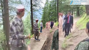 Kangana Ranaut ने पैदल चढ़कर किए बिजली महादेव के दर्शन, ग्रामीणों संग बैठकर खाया हिमाचली सिड्डू; VIDEO वायरल