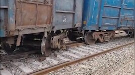 नालंदा में बेपटरी हुई मालगाड़ी, चार बोगियां पटरी से उतरीं, रेल परिचालन ठप