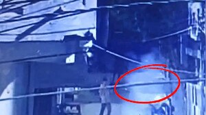 दामाद ने ससुराल में दागे बम और गोलियां चलाईं, CCTV आया सामने; पत्नी आई थी मायके, सास से हुआ था झगड़ा