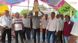 मूंग बना दूल्हा, बाराती बने किसान, 100% खरीदी की मांग को लेकर अनोखा प्रदर्शन