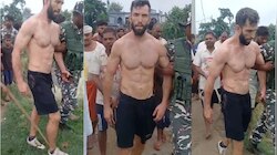 भागते अमेरिकी नागरिक को रस्सी से बांधा! जवान को दिया धक्का, फिर जो हुआ Video Viral