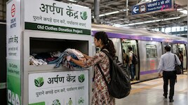 दिल्ली मेट्रो के 10 स्टेशनों पर शुरू होगा ‘अर्पण’ केंद्र, अब कपड़े दान कर सकेंगे लोग