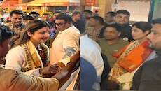 शिल्पा शेट्टी का बनारसी अंदाज! बाबा विश्वनाथ के किए दर्शन, फैंस का यूं किया अभिवादन