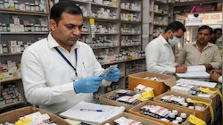 भिवानी में स्वास्थ्य विभाग की छापेमारी; मेडिकल स्टोर से 52 एक्सपायर्ड दवाएं बरामद
