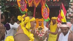 रांची में इस्कॉन मंदिर की ओर से पहली बार निकाली गई भगवान श्री जगन्नाथ की रथ यात्रा