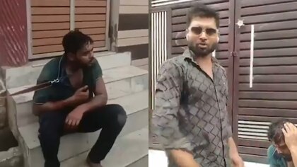 हिंदू महिला मित्र से मिलने पहुंचा था शादाबा, दक्षिपंथियों ने गले में कुत्ते का पट्टा डालकर बेरहमी से पीटा!