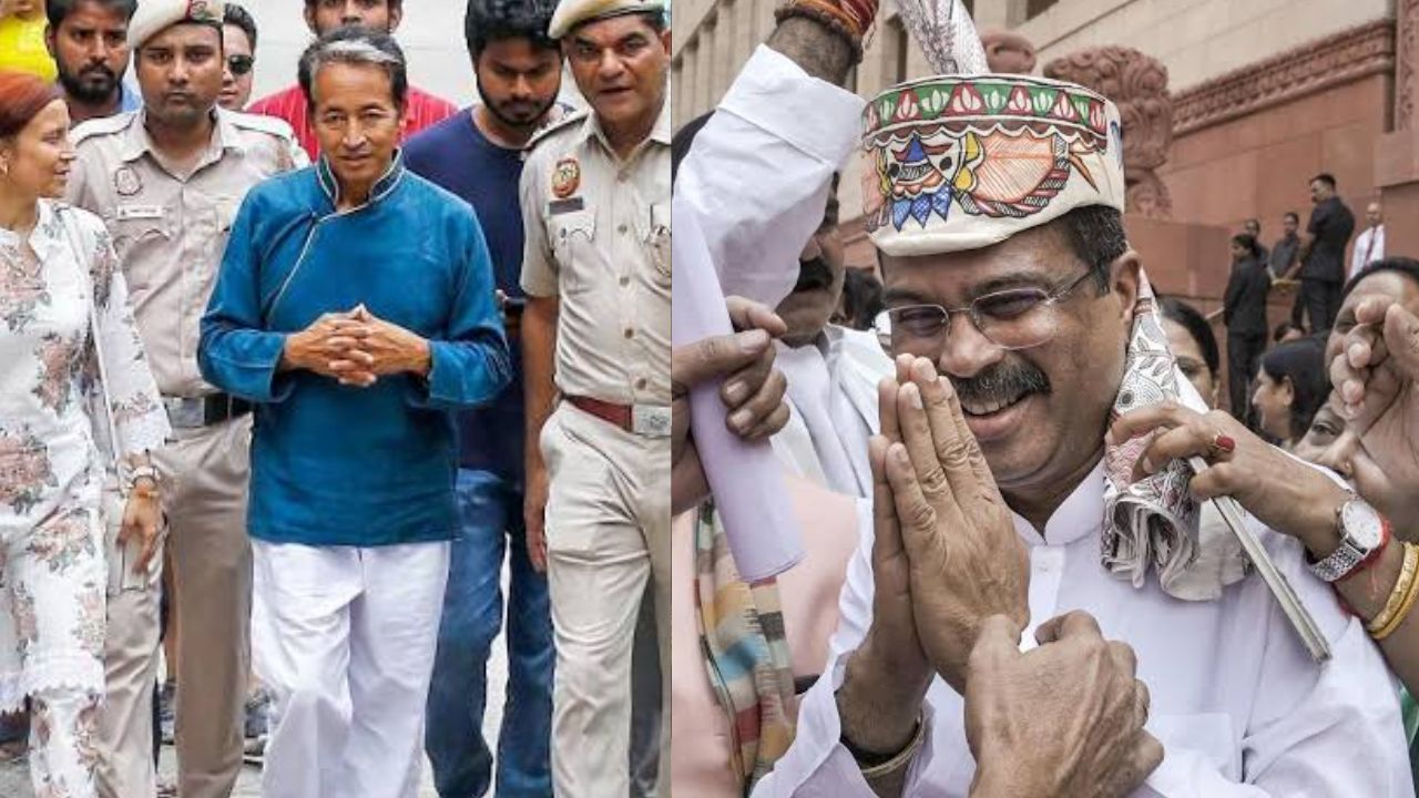 धर्मेंद्र प्रधान का सम्मान, सोनम वांगचुक का अपमान