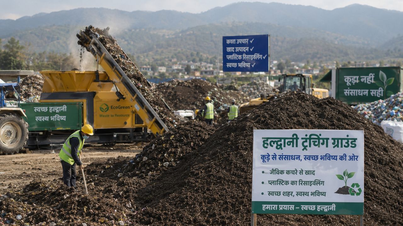 हल्द्वानी में खत्म होगा कूड़े का पहाड़, वर्षों पुरानी समस्या का 'वैज्ञानिक इलाज' शुरू, बदलेगी शहर की तस्वीर