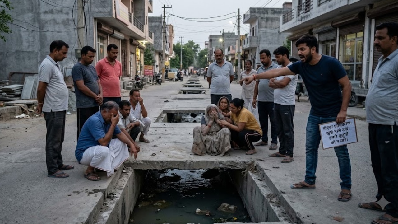 नोएडा में दर्दनाक हादसा! खुले नाले में गिरने से 70 वर्षीय बुजुर्ग की मौत, प्राधिकरण पर उठे सवाल