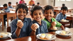पश्चिम बंगाल में बच्चों को शाकाहारी भोजन के साथ मिलेगा अंडा, सीएम सुवेंदु का एलान