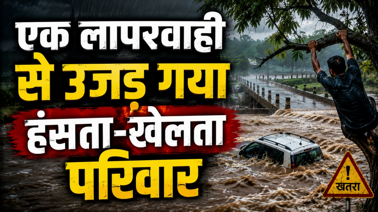 1 गलती और दर्दनाक हादसा... SUV के साथ नदी में समा गई पत्नी और दोनों बेटियां, पेड़ से लटककर देखता रहा पति