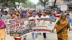 समस्तीपुर: रेप के आरोपियों की गिरफ्तारी नहीं होने पर भीम आर्मी ने रोका हाईवे,लगा जाम