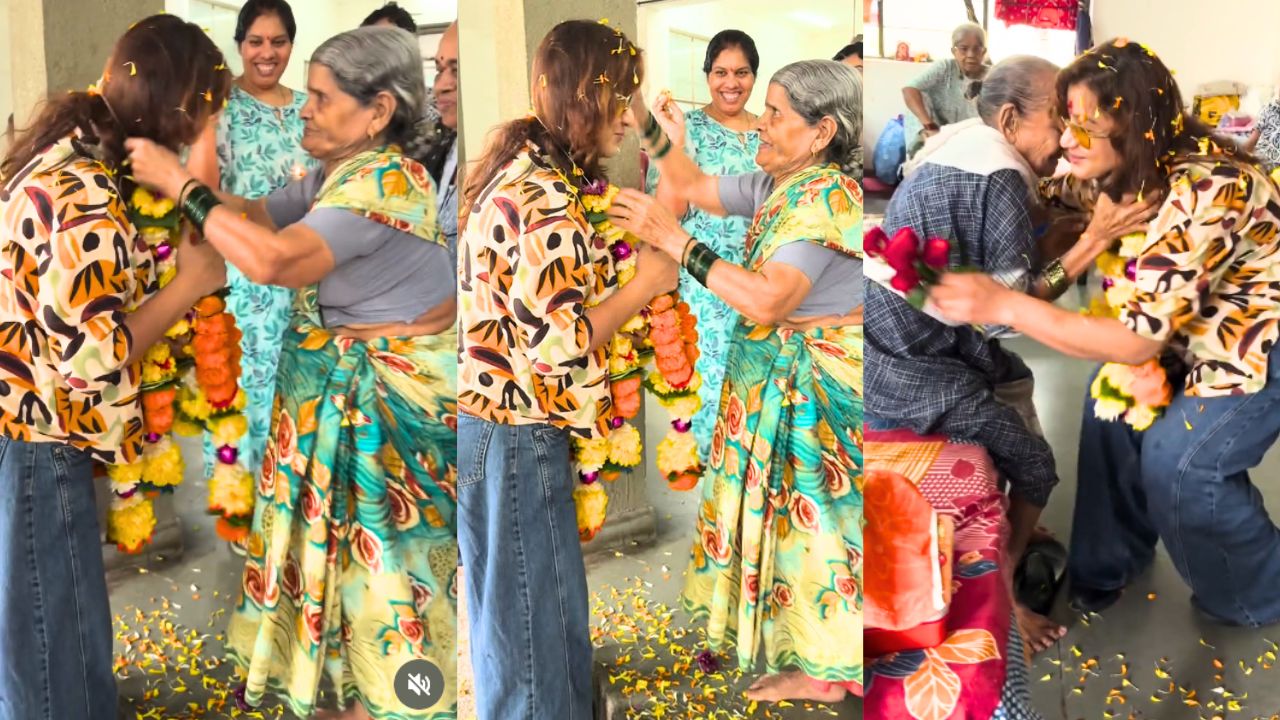 अपनी मां ने घर से निकाला... बेघर मांओं ने गले लगाया, शिल्पा शिंदे को देख फूट-फूटकर रहीं बुजुर्ग महिलाएं